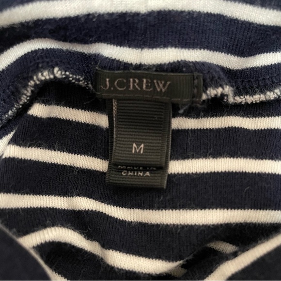 J. Crew Turtleneck Striped Cotton Sweater - Picture 4 of 11